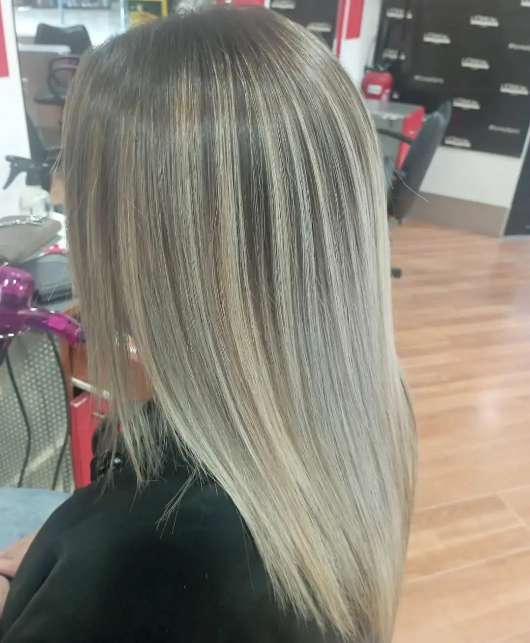 Lissage blond